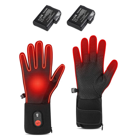 Custom Sports Outdoor Professional Warm Thermal Heat Gloves Motorcycle Skiing Snowboarding Waterproof Heated Gloves Winter