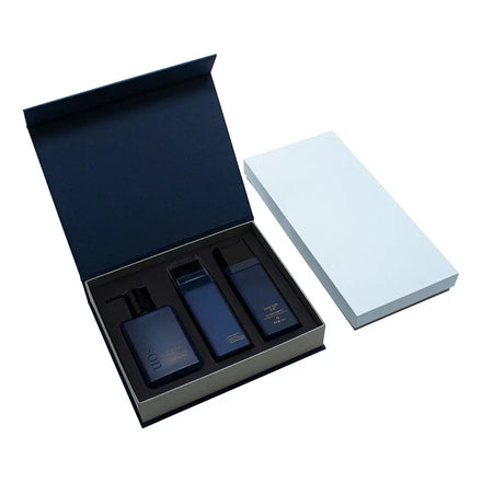 Custom Magnetic Box for Facial Cleanser Cosmetic Face Cream Skin Care Serum Hair Wax Matt Lamination Sponge Featuring Embossed