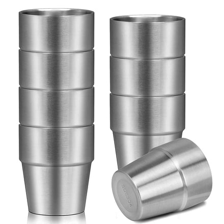 Stackable 175ml 260ml 300ml 480ml Double Wall Stainless Steel Beer Mugs Water Camping Cup