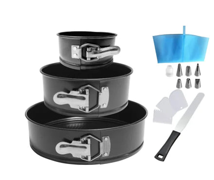 Leakproof Nonstick Removable Bottom Bakeware Premium Springform Pan with Removable Bottom for Baking Cakes