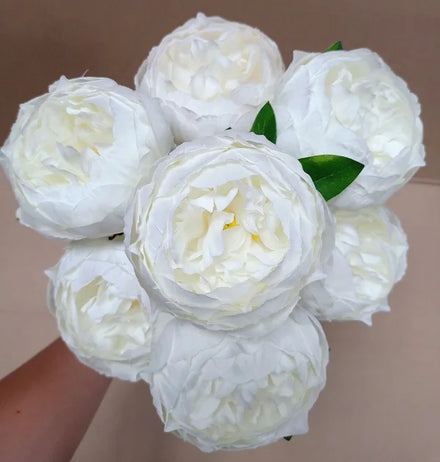 7 Heads 1 Bouquet Artificial Peony Silk Flower Silk Peony Flowers for Home Wedding Party Decor