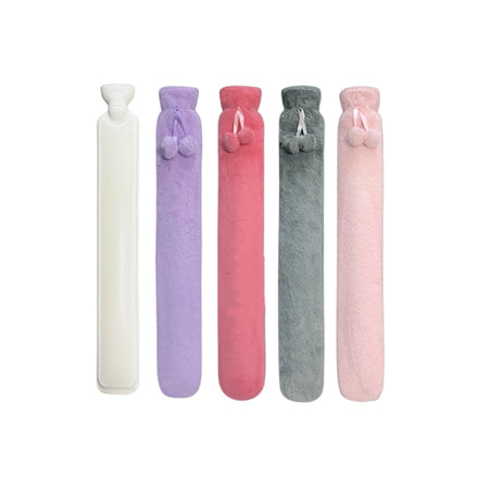 Custom Reusable Rubber Hot Water Bag Long Hot Water Bottle with Covers