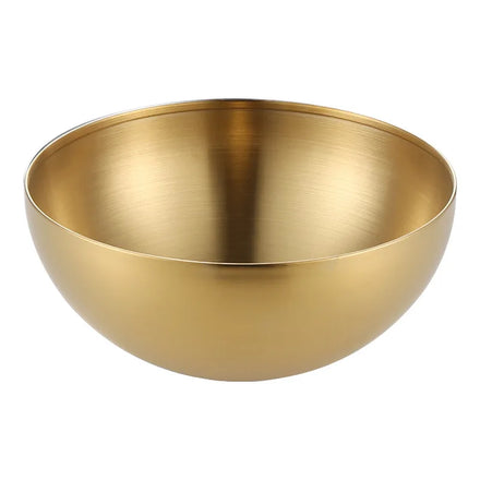 Stainless Steel Round Dish Salad Bowl