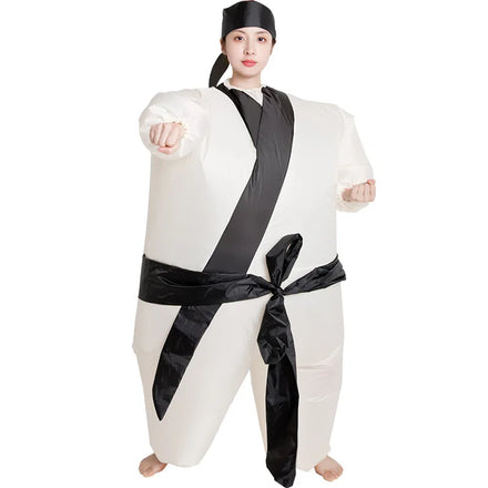 Funny Party Clothes Inflatable Karate Costume Cosplay Kungfu Blow up Mascot Dress