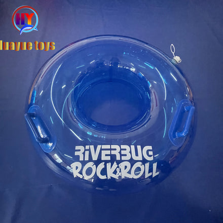 Water Park Commercial Fiber Glass Aqualand Safe Swim Ring Slide Inflatable Pool Floats Factory Supply Lazy River Single Tubes