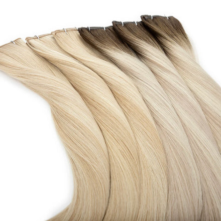 LeShine New No Return 100% Human Hair Genius Wefts Double Drawn Russian Genius Weft Hair Extensions