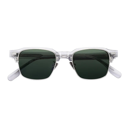 Pinhui HJ16226 Fashion Square Clear UV400 Protection Acetate Polarized Sunglasses