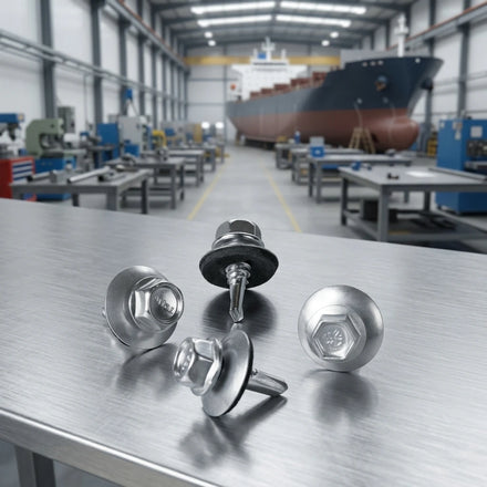 Marine Grade Stainless Steel Ship Bolt Anti Rust Ocean Vessel Screw Heavy Duty Yacht Marine Engineering Fastener Custom Size