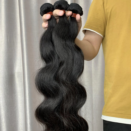 Virgin Indian Hair Remy Unprocessed Raw 100% Cuticle Aligned Double Drawn Human Hair Bundles 10''-40'' for Hair Weaving