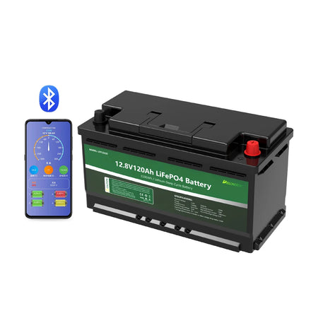 Deep Cycle Lifepo4 Lithium Ion Baterry 12v/12.8v 100ah 120ah Battery Pack With Smart Bms for Rv/vehicle