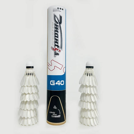 Factory Supply Goose Feather Dmantis G40 Badminton Shuttlecock for Competition and Professional Training