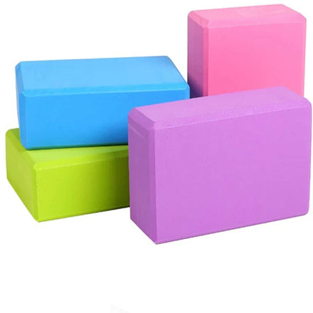 Multicolor High Density Squat Wedge Foam Pilates Brick Custom Logo Eva Yoga Block for Yoga Exercises