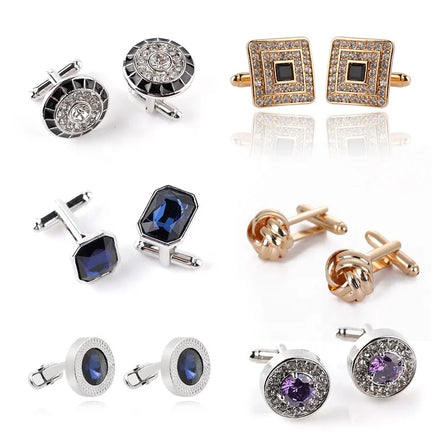 Top Selling Links Designer Mens Tie Clip Cufflinks for Wedding Alloy High Quality Cufflinks for Men Luxury