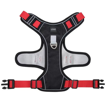 Adjustable Dog Strong Wear-resistant Tactic Dog Tactical Harness Camping Hiking Dog Backpack Harness Product