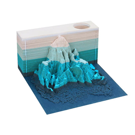 2026 Customized Creative Commemorative Gifts Desktop Decorations Vows of Eternal Love Alpine 3D Memo Pad Gifts for Friends