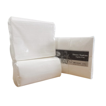 High Quality 2 Ply Soft Comfortable Airlaid Dinner Napkins with Custom Logo and Bag Style Virgin Wood Pulp