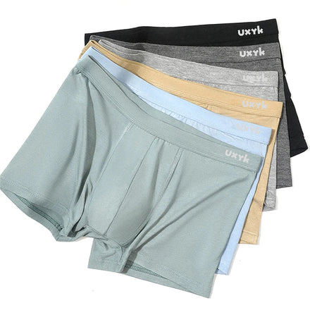 Custom Logo Thin Light Soft Comfortable Mens Underwear Breathable Mid-Rise Boxer Calzoncillos Y Boxers De Hombre with Packing