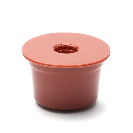 Refillable Plastic Coffee Capsules Pods Reusable Empty Capsule with Lid Compatible with Caffitaly Coffee Machine
