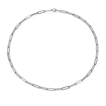 Non Tarnish Pvd Gold Plated Stainless Steel Chain Collarbone Chain Choker Chain Necklace