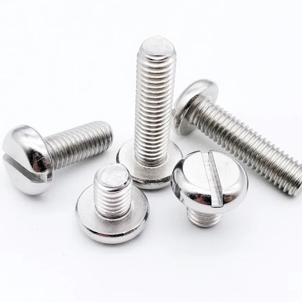 M1.6 M2 M2.5 M3 M4 M5 M6 304 A2-70 Stainless Steel GB67 Metric Threaded Round Head Machine Slotted Pan Head Screw Bolt