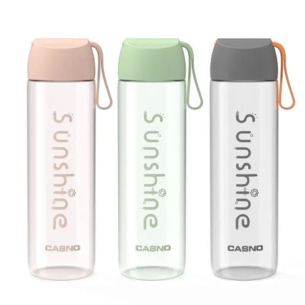 Custom Logo Outdoor Clear Water Bottles BPA Free Sports Gym Wide Mouth Plastic Water Bottle