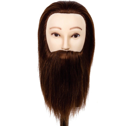 Wholesale Hair Male Training Mannequin Heads Without and with Beard for Hairdresser