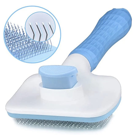 Pet Cleaning Supplies Cat Brush Removes Loose Hair Dogs Grooming Shedding Comb Self Cleaning Dog Brush With Massage Heads