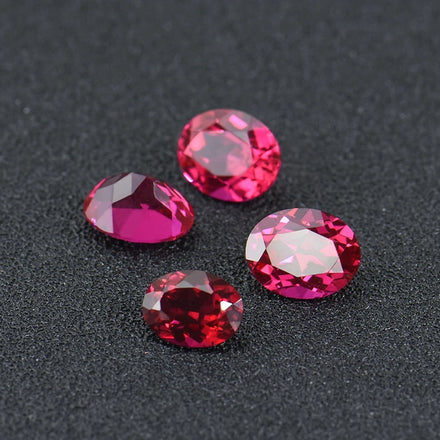 Xingyue Wholesale Loose Gemstone Oval Lab Grown Ruby 1carat Synthetic Ruby Stone for Jewelry Making