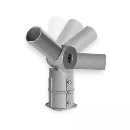 Adjustable Street Light Adapter 50/60/80mm Bracket & Pole Mounting Accessories Die-casting Aluminum Lighting Accessories