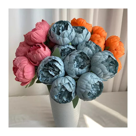 7 Round Peonies Decoration Mariage Artificial Flowers Decorative