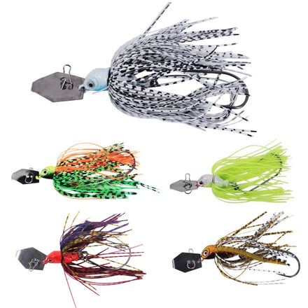 Factory Jack Hammer Trailers 1/2 3/8 Oz Shock Blade Jig Chatterbait for Bass Spinner Silicone Hair Bait