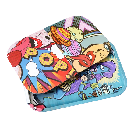 Rolling Tray Grinder Custom Magnetic Rolling Trays for Smoking Rolling Grow Tray with Lid