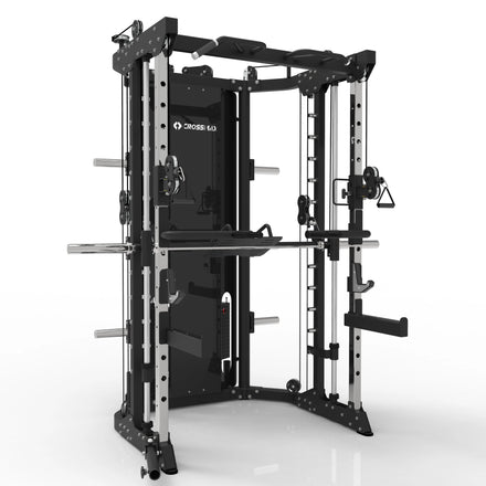 New Arrival for KF7000 Commercial Smith Power Rack Heavy Gauge Structural Steel Powder Coated Black Weightlifting Squat