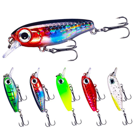 Lures Fishing Wholesale 3.8cm/2.8g Light Sinking Minnow Lure Hard Bait Beach Walker Pesca Bass Fishing