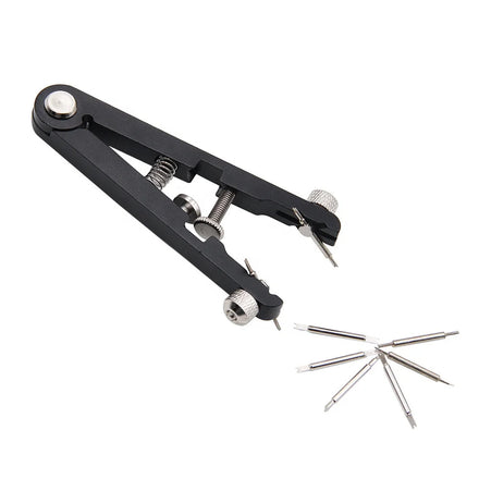 LAIHE Silver Black Aluminum Alloy Watch Strap Repair Tools Watch Spring Bar Plier Remover