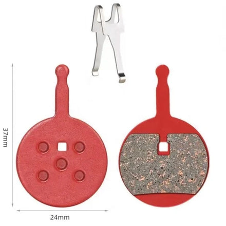 R1504tp 1 Pair Copper Fiber Semi Metal BMX Road Bicycles Disc Brake Pads Compatible for Shimano M446 355 395 Avid Hayes Magura
