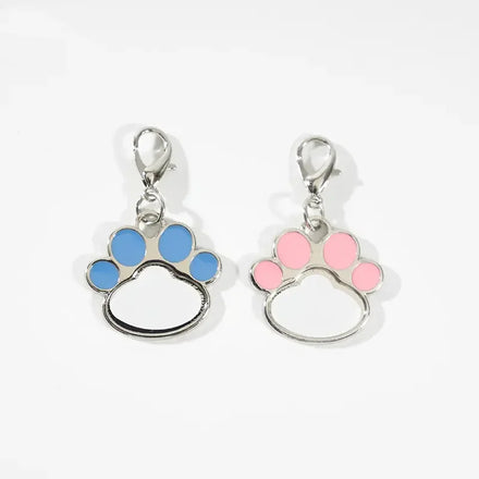 Cat Claw Shape Sublimation Dog Tags Blanks Necklace for Pet