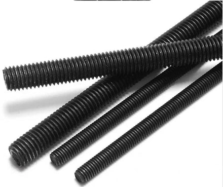 Din975 Threaded Rod Customizable Size Carbon Steel Threaded Rods High Strength Fasteners