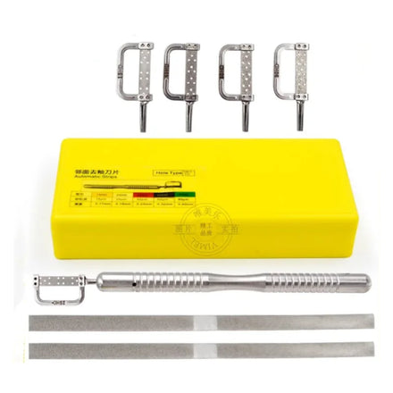Orthodontic Treatment Dental Interproximal Reduction (IPR) Gauge Measure Tooth Gap Stainless Steel Reciprocating IPR System