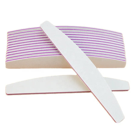 Wholesale Factory Direct Nail File Top Quality White Sandpaper 100/180 Professional Manicure Nail File