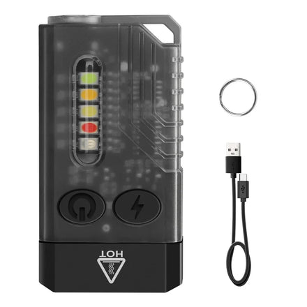 Keychain Flashlight Waterproof Mini Flashlight UV Led Magnetic Flash Light for Outdoor Sports Camping Torch