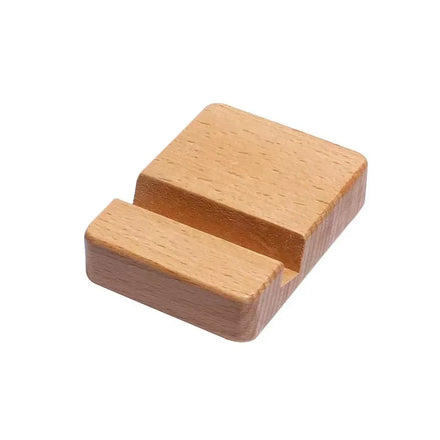 Simple Office Desktop Mobile Phone Bracket Wooden Mobile Phone Tablet Bracket Mobile Phone Bracket Base