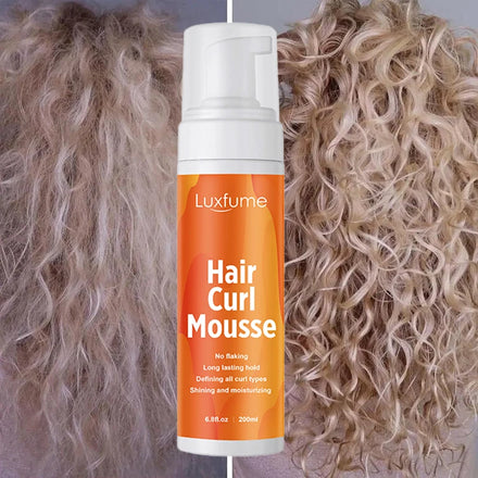 Bellezon Curling Mousse Define Curls Anti Frizz Add Volume Hair Mousse for Curly Hair