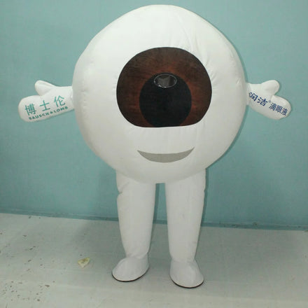 Guangzhou Enjoyment CE Customized Strange Giant Eyeball Mascot Costume Inflatable Eyeball Mascot Adult Party Costume