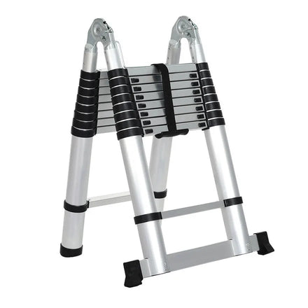 Yy Yy-mt440 4.4m Industrial Combination Ladders 14-step 1.3mm Thick Multi-purpose Folding Aluminium Telescopic Ladder EN131-6