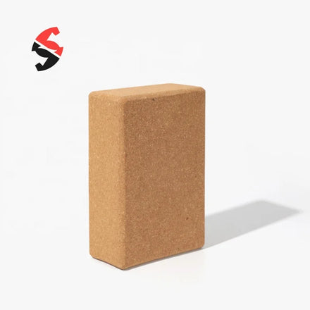 Factory Wholesale Eco-friendly Customized Logo Natural Cork Yoga Block