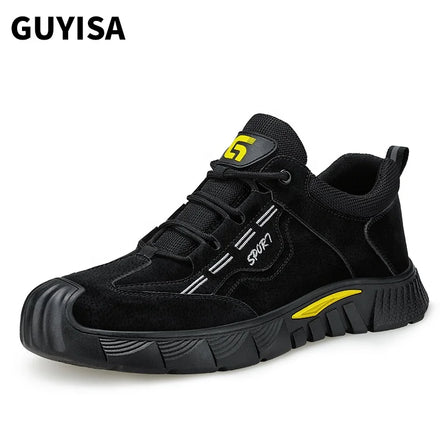 GUYISA Brand New Winter Warm Work Shoes European Standard CE Steel Head Men's Work Shoes