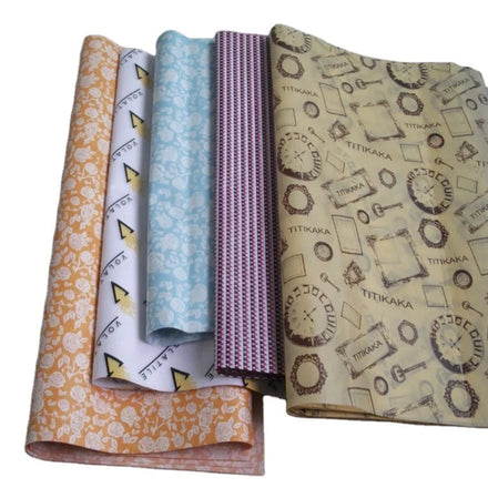 Packaging Paper Tissue Wrapping Paper Clothes Shoes Packaging Wrap Customised Gloden Logo Black Products Packing Wax Virgin