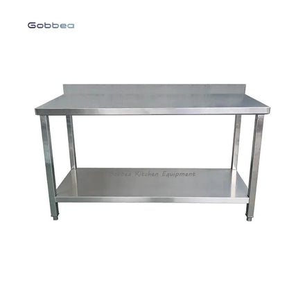 China 201 304 Stainless Steel Sorting Work Table Rectangular Kitchen Dining Table Set Chafing Dish Table
