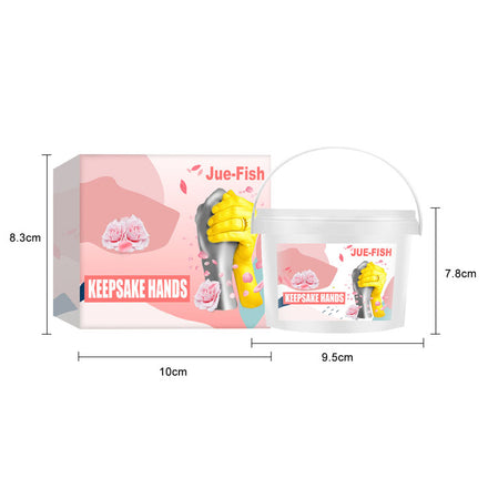 Wholesale Keepsake Gifts Molding Clone Alginate Powder 3D Plaster DIY Hand Casting Kit